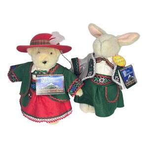 Muffy VanderBear + Hoppy VanderHare Alpine Mountain Climbin' Plush Bear & Rabbit